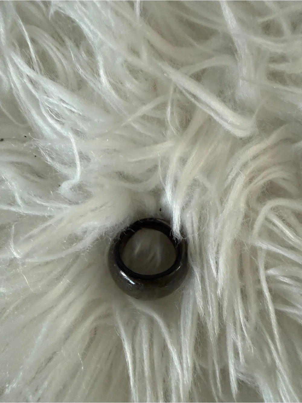 Dark Olive Resin Dome Ring - Women Jewelry